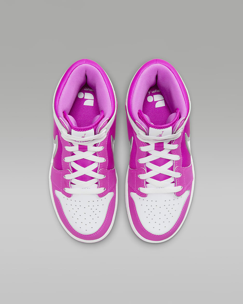 Jordan 1 mid pink foam online